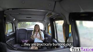 Huge Boobs Lady Drilled Outdoors