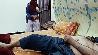 Desi school girl watches stepfather masturbate then has sex with him