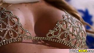 i'm madison, busty stepmom playing a taboo game with my stepson in angel costume