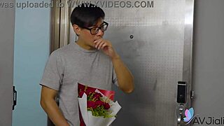 Cheating asian girl stacy with shaved pussy blowjob doggystyle kissing small tits 😏