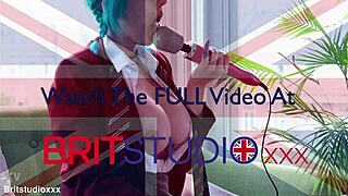 hot british student cums hard