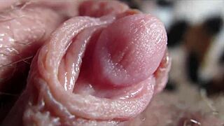 big clit orgasm closeup view