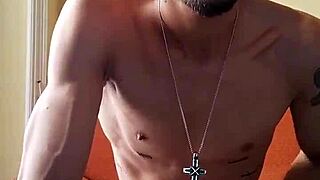 Spanish man watches porn.