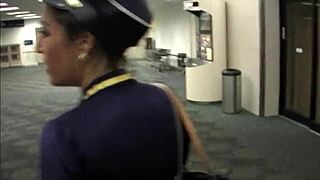milf stewardess wrecked by black dick 😍
