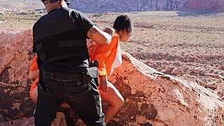 Officer Makes Inmates Suck His Dick!