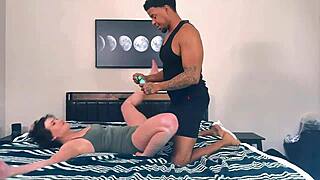 Breeding in process! Watch the huge creampie!