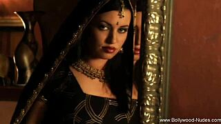 asian beauty teases with erotic dance in seductive indian setting