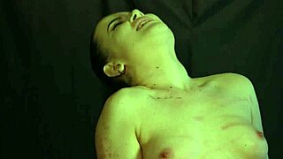 The amateur cute babe says, I feel the real pain on my pussy.