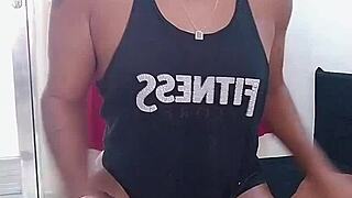 Having Fun With My Tight Little Space In Lingerie