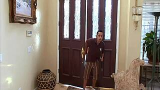 Why is the blonde big tits mom getting fucked?