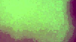 Diamond enjoys a relaxing shower session in the bathroom