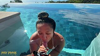 public bj at infinity pool in costa rica
