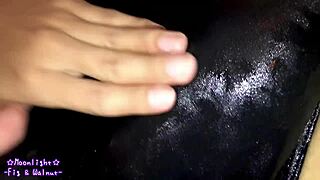 Dark Blue Competitive Swimsuit Slippery With Lotion