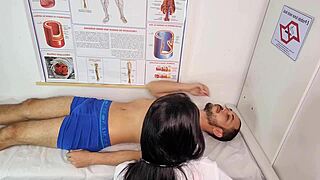 Nurse Makes Patient's Cock So Hard!