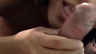 my latina neighbor with big natural tits gives me a great blowjob