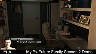 I can't believe my ex is in this erotic lesbian game with milfs and sex scenes