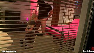 masked activity with blond student