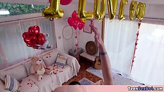 My cute latina stepsis gets her mini pussy filled by machine, tits bouncing