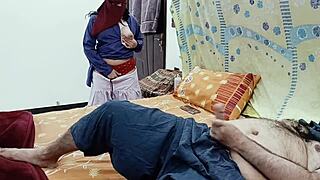 Desi school girl watches stepfather masturbate then has sex with him