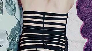 Elegant couple's deep penetration fun