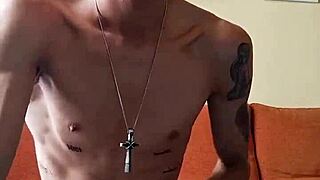 Spanish man watches porn.