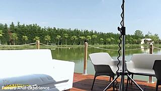 Wet Welcome Back Melysia! First Double Penetration With Pee Drink By Huge BBCs!