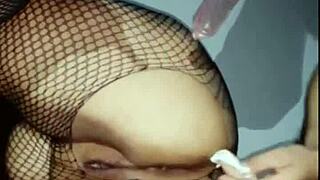 i opend my wife's greedy ass for her lover to fuck her good, she's a slutty wife