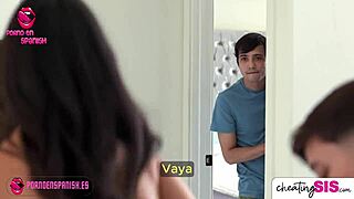 my stepsister fucked my best friend, taboo action with subtitles 😏