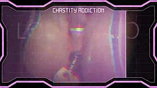 Submissive Shemale Ladyboy Locked In Chastity Cage Sis-261