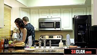 sneaky milf sucks stepdaughter's boyfriend's dick