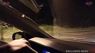 Wow, wife gets fucked by stranger's huge cock, forgets husband filming! 😲