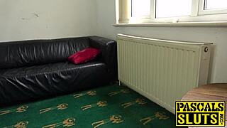 busty inked babe dominated by big dick 😈