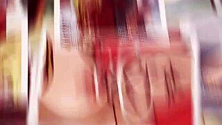 gloria uses a vibrating toy to win over the bad boss in this cartoon. 😉