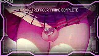 Submissive Shemale Ladyboy Locked In Chastity Cage Sis-261