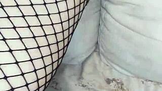 beautiful mature submissive with fire.