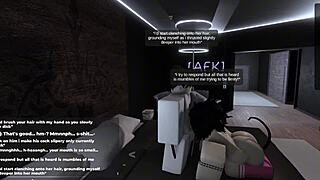 Cute Slut In Roblox Game Tries To Please With Big Ass