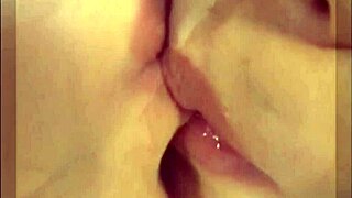 Watch asian lesbians kiss sloppy closeups?