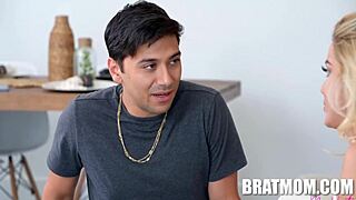 Cherry's craving a creampie from stepson Max in a passionate night