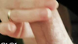 Redhead Milf Caresses Cock With Tongue Until He Cums