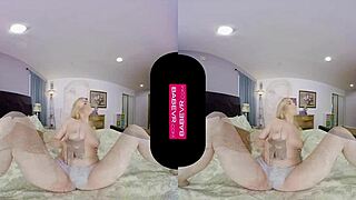 seductive bailey rayne with big tits smashes her pussy with dildo boytoy solo 😏