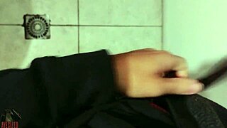 Showering the floor with cum pov, skinny girl masturbating