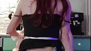 Milf In Maid Costume Fucks Guy With Big Ass