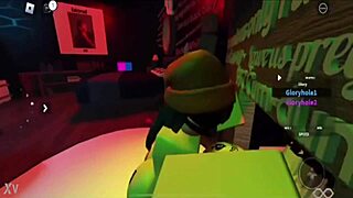 Having sex with bunny friend in Roblox