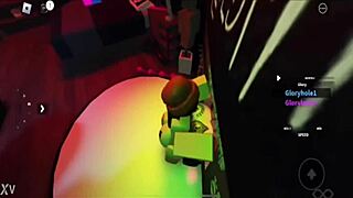 Having sex with bunny friend in Roblox