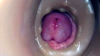 internal camera captures pussy fuck ending in huge cumshot