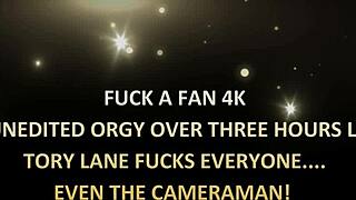 Tory lane's fan fuck fest with three studs