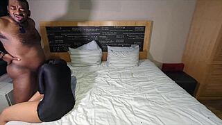 i'm getting my pussy licked and sucked by this big black cock