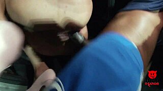 Bianca Naldy Takes Big Dick In Ass Parking!