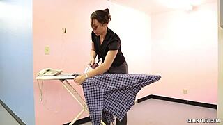 Hot Housewife Gives Intense Home Handjob To Husband