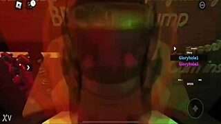 Having sex with bunny friend in Roblox